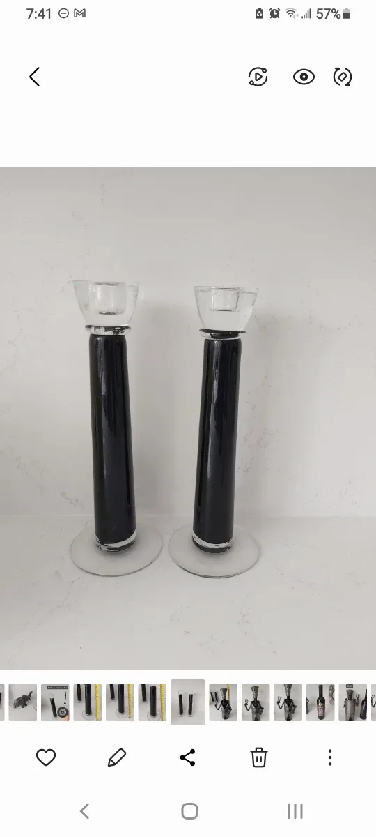 Candle holders, flower vase