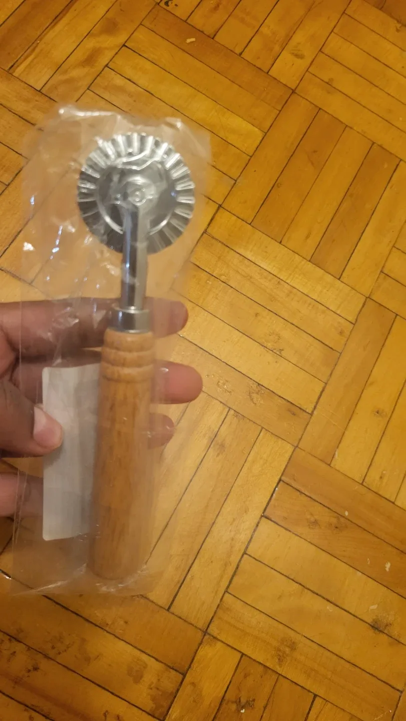New Ravioli Cutter with Wooden Handle#Cleanout