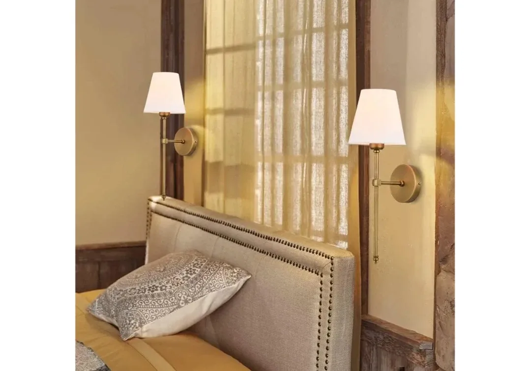 Gold Wall Sconce Lighting Fixture