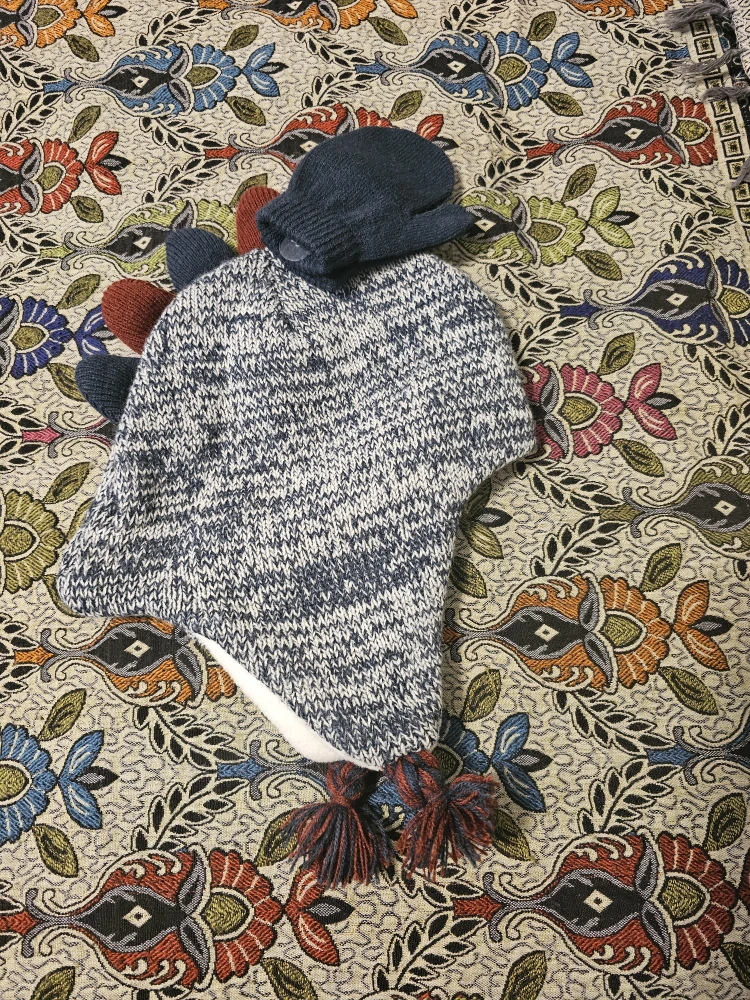 Capelli Dino Hat & Mittens - Size 2-4T - photo 2