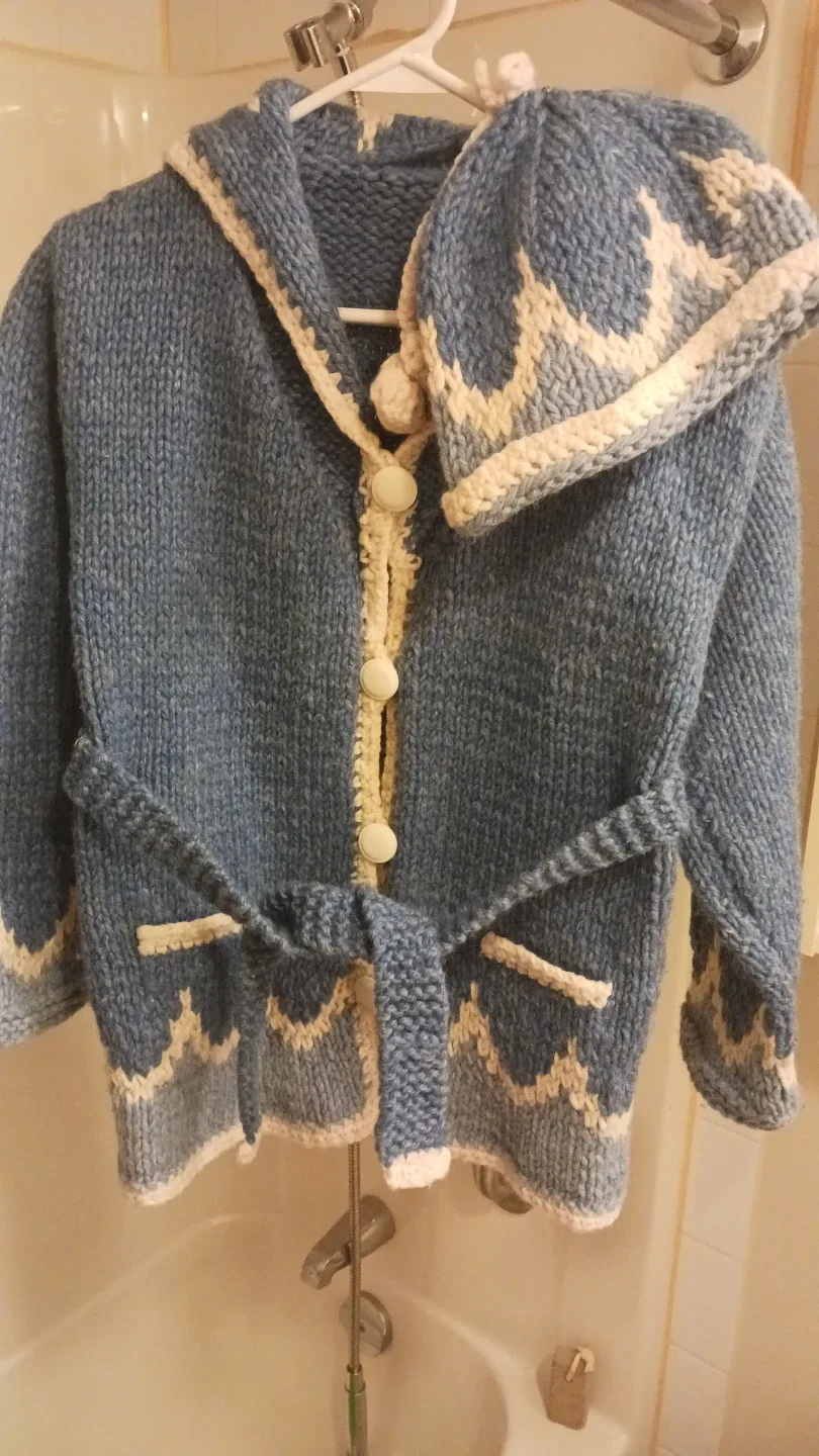 Hand Crochet Jacket & Hat