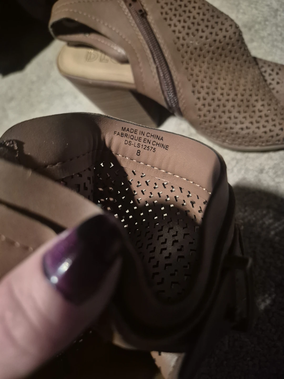 DL Women's Brown Heeled Sandals - Size 8 - photo 3