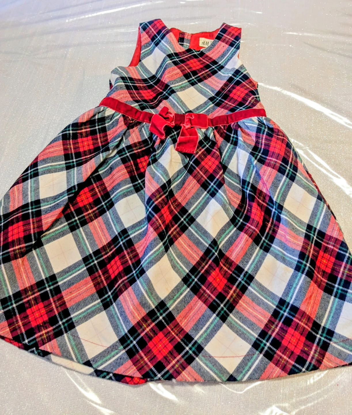 H&M Plaid Dress - Size 4-5Y