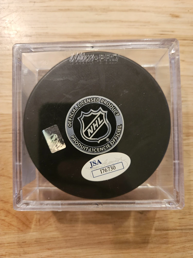 Henrik Sedin Signed NHL Hockey Puck - photo 2