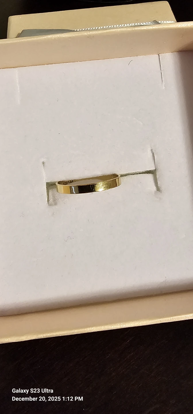 Thin 14K Gold Ring - Classic Band