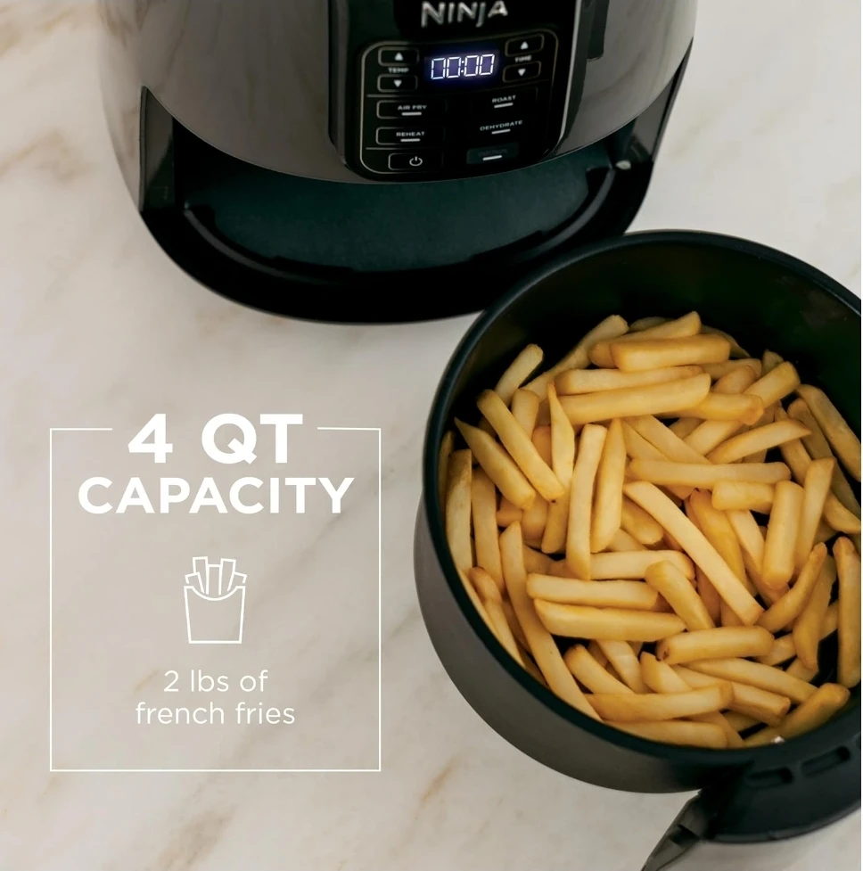 Ninja | Air Fryer | 4 QT Capacity | Dark Grey | AF101 - photo 2