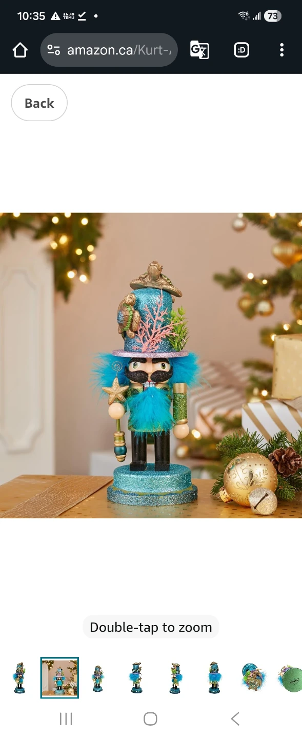 Kurt Adler Nutcracker - Turtle Theme