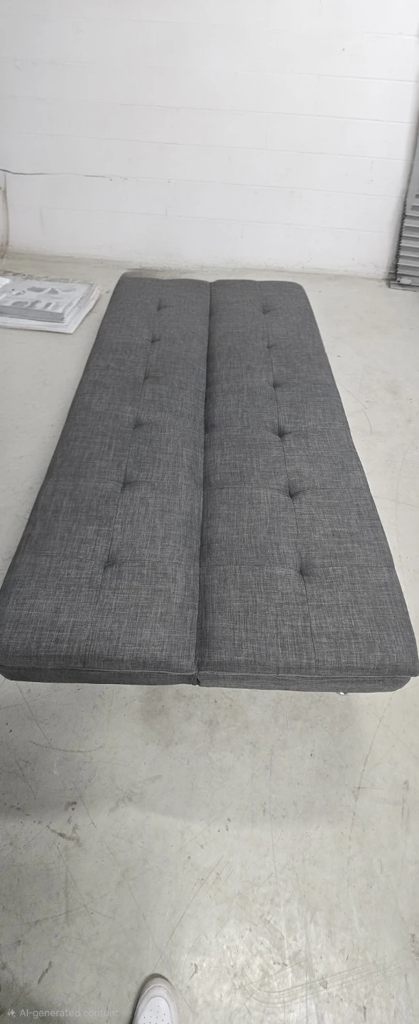 Grey Futon Sofa Bed - photo 3