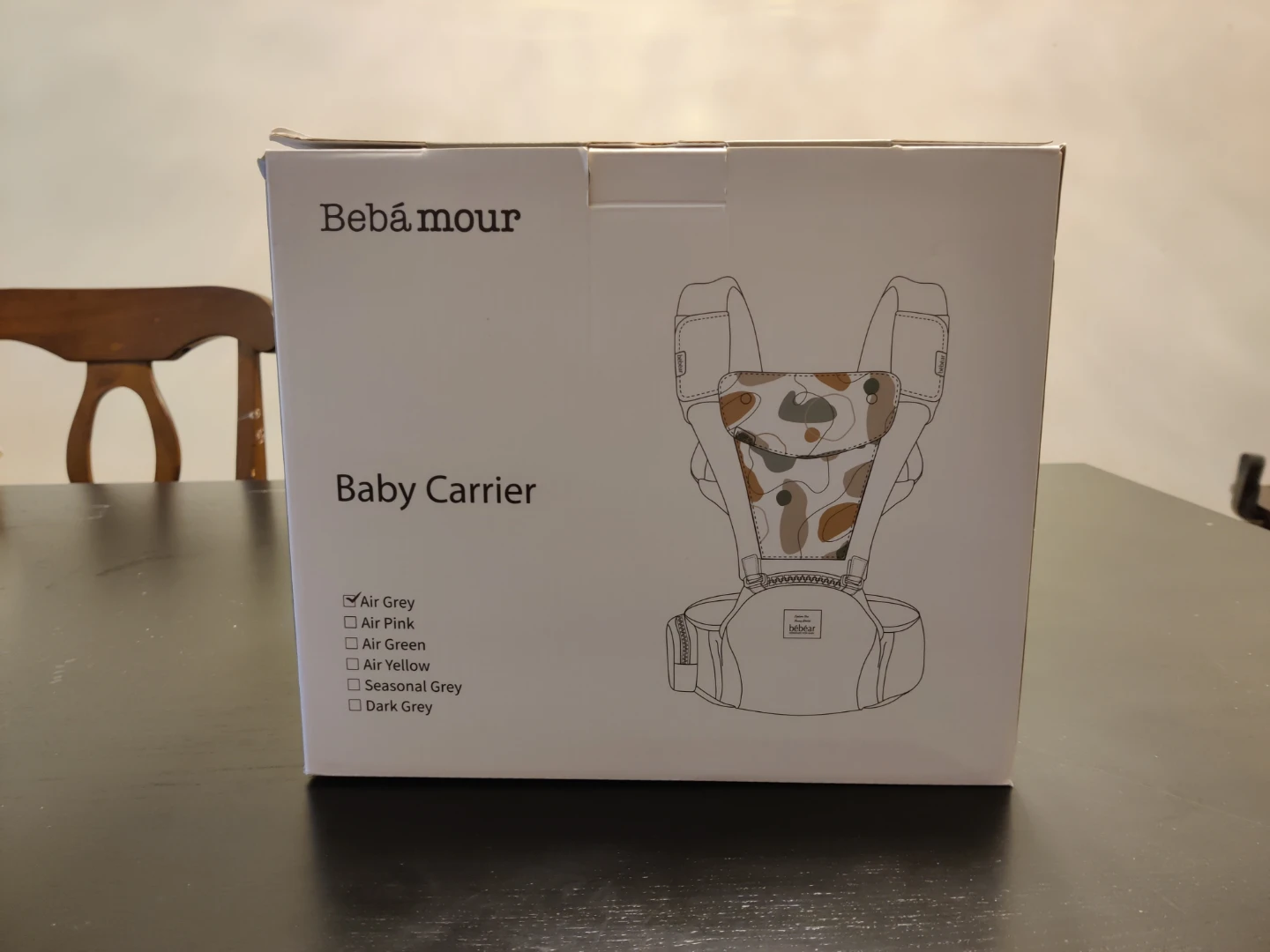 Bébá mour Baby Carrier - Air Grey