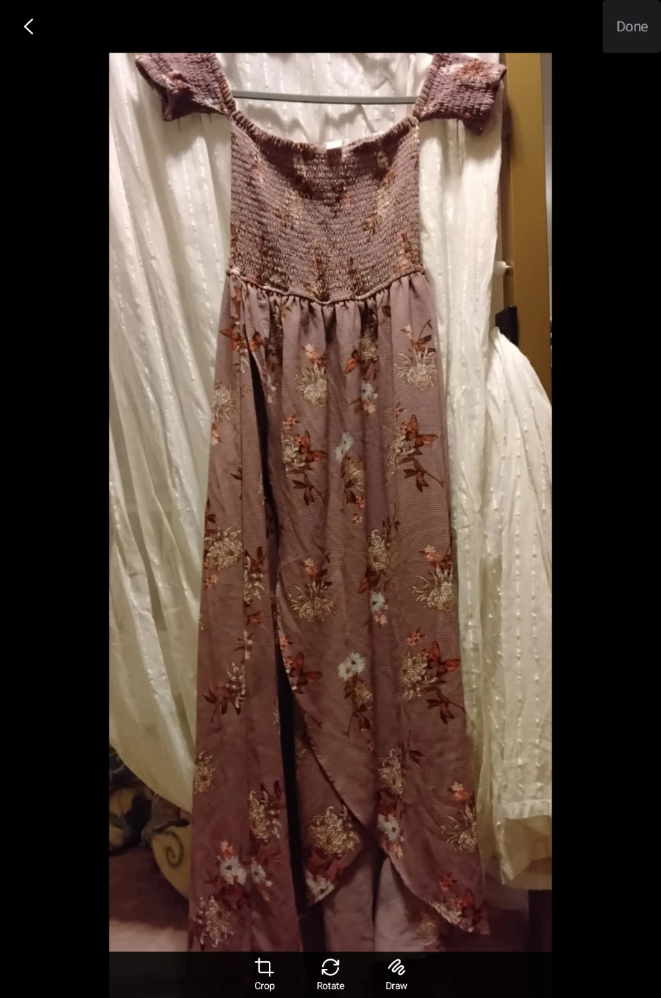 Floral Smocked Off-Shoulder Dress - photo 2