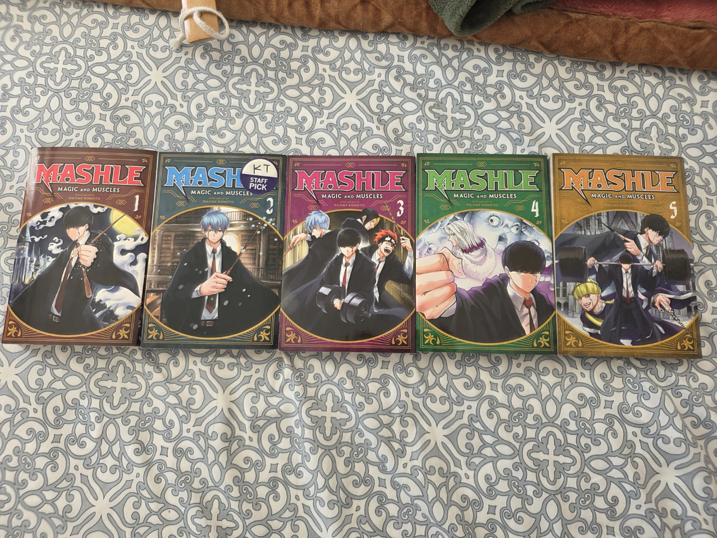 Mashle: Magic and Muscles Manga Volumes 1-5