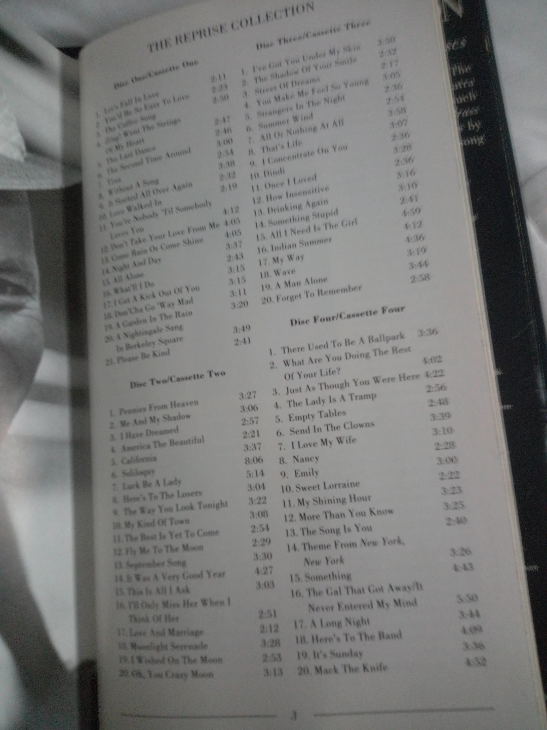 Frank Sinatra: The Reprise Collection - 4 Compact Discs - photo 3