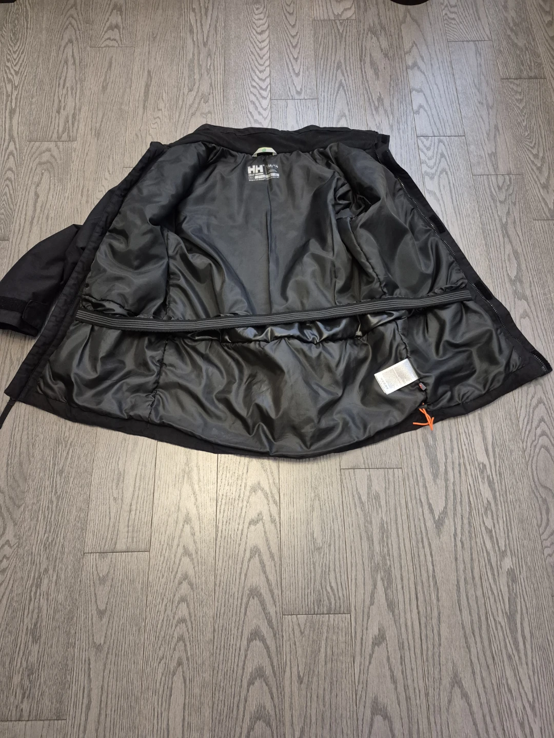Helly Hansen Black Rain Jacket Size 38/14