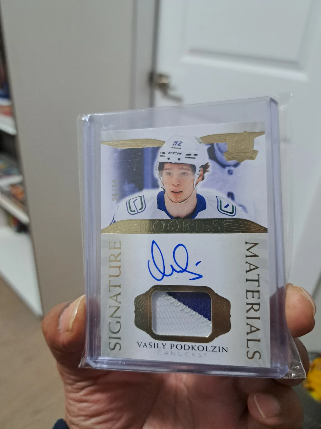 Vasily Podkolzin Signature Rookie Card