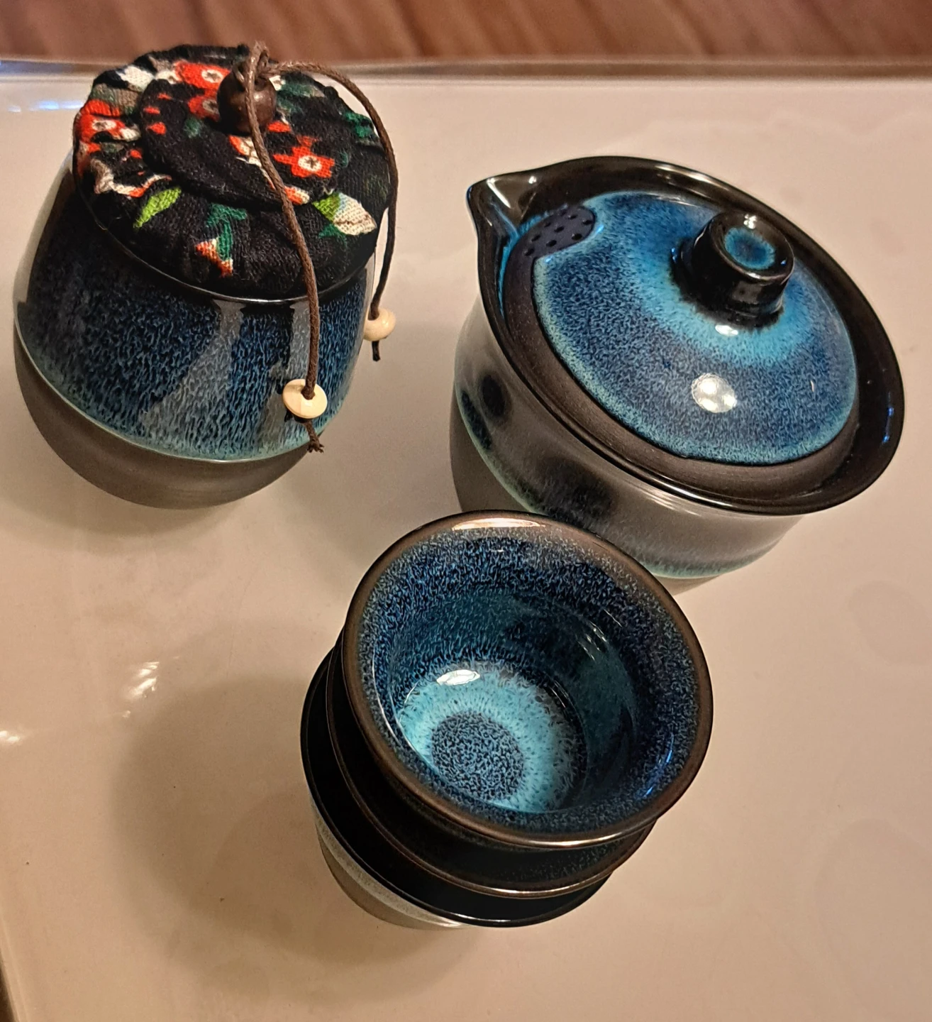 Portable Tea Set with Travel Case