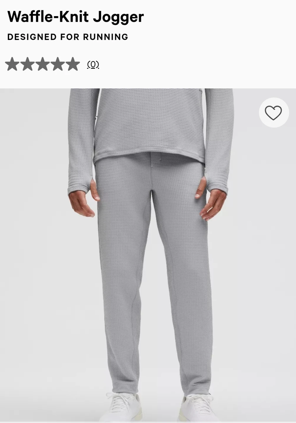Men's Lululemon Waffle-Knit Pants Size M New Tag