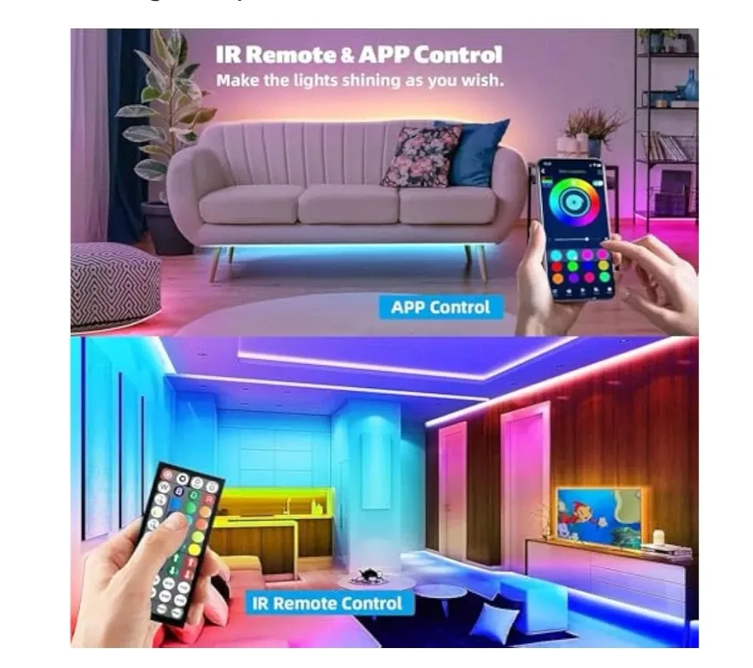 #Cleanout Reemeer 100ft LED Strip Lights image indicator(2)