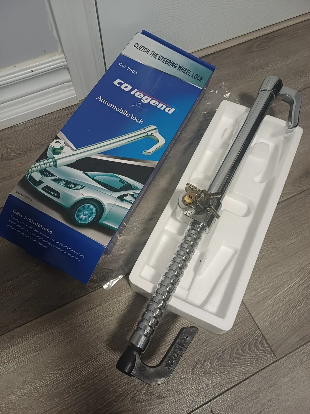 CQ Legend Automobile Lock CQ-2003 - Steering Wheel Lock image indicator(9)