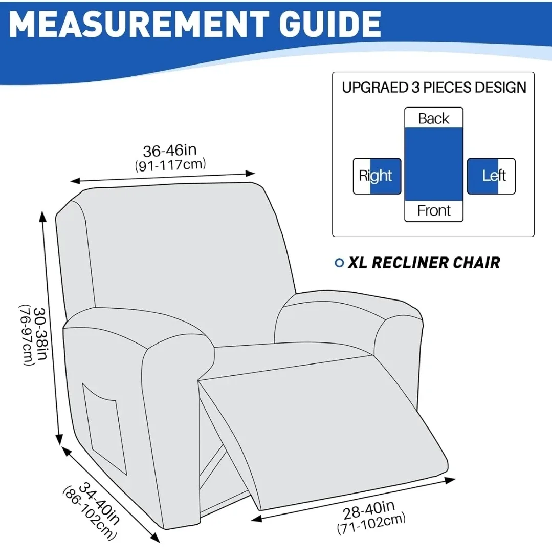XL Khaki Recliner Cover- NEW image indicator(2)