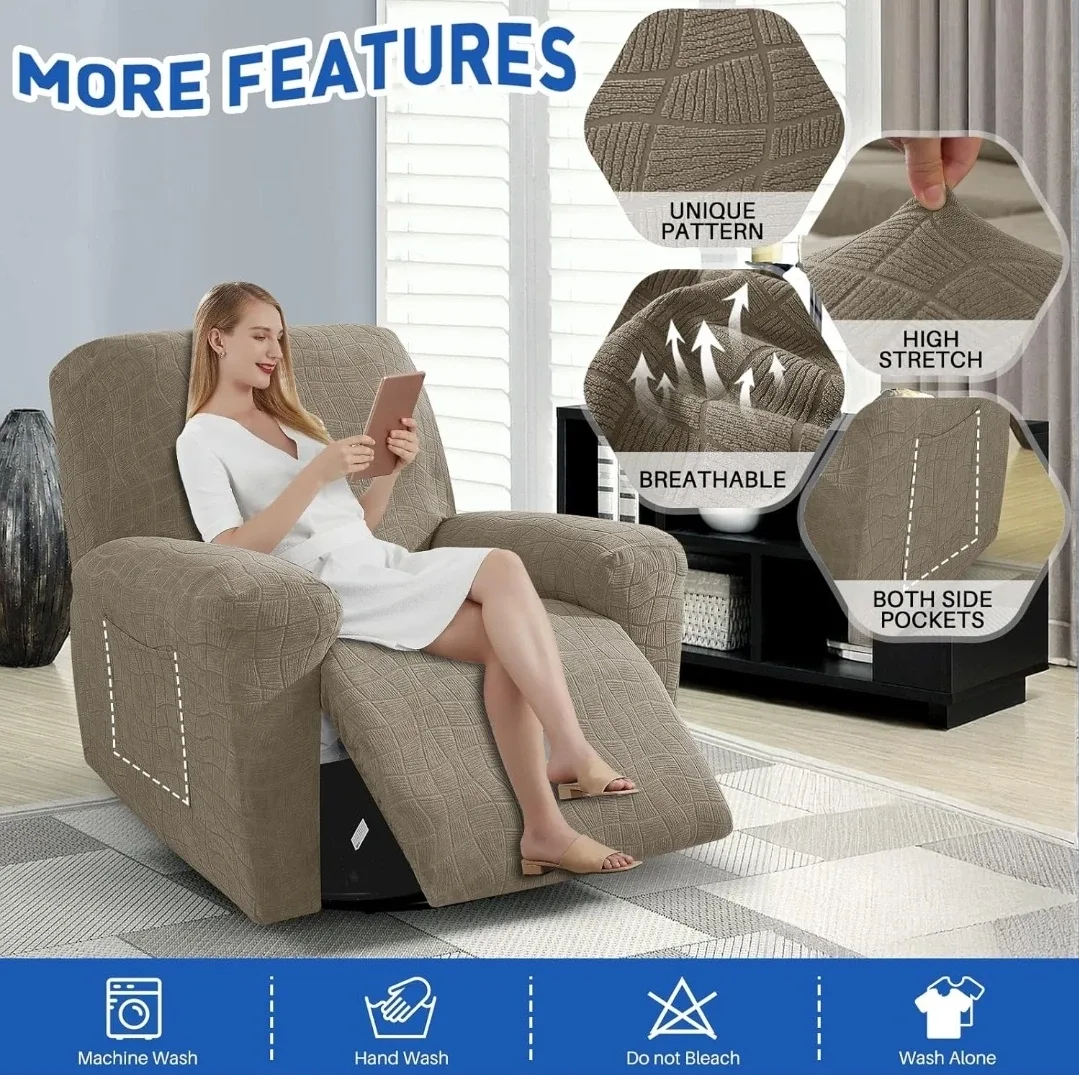 XL Khaki Recliner Cover- NEW image indicator(3)