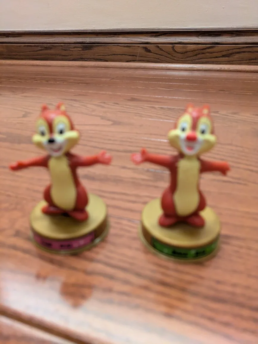 Disney Chip and Dale Figurine Set #cleanout