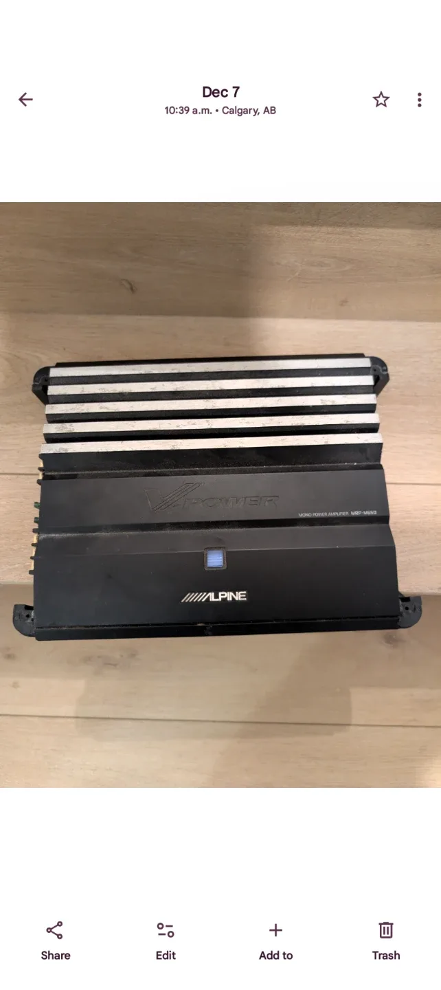 Alpine Subwoofer in Rox Box Enclosure image indicator(4)