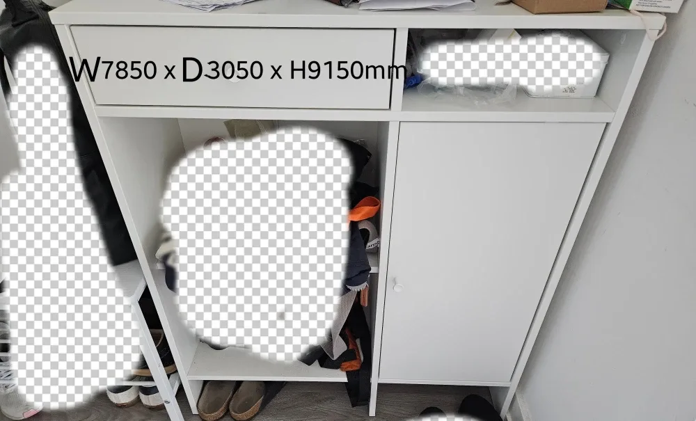 Convertible Sofa Bed - White image indicator(2)