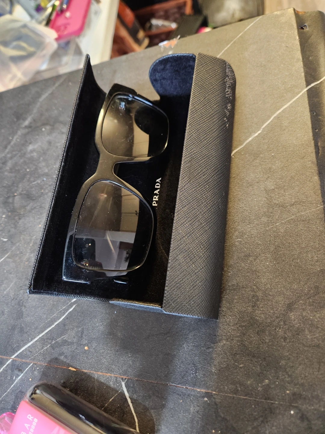 Prada Black Sunglasses with Case - photo 2