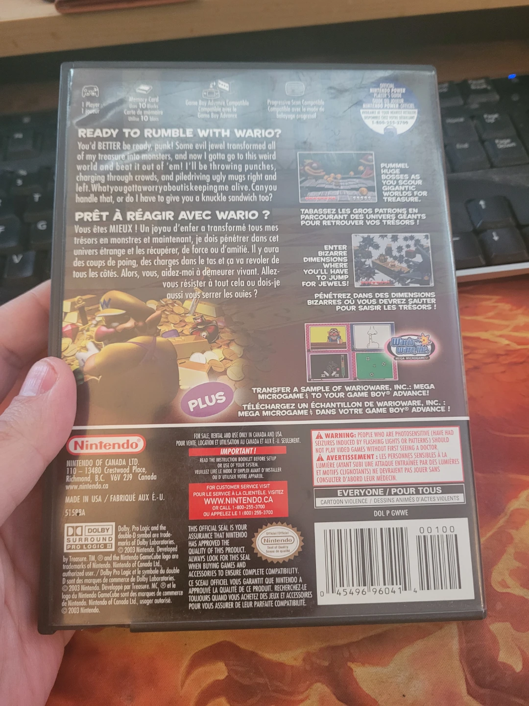 Wario World Nintendo GameCube Game - photo 2