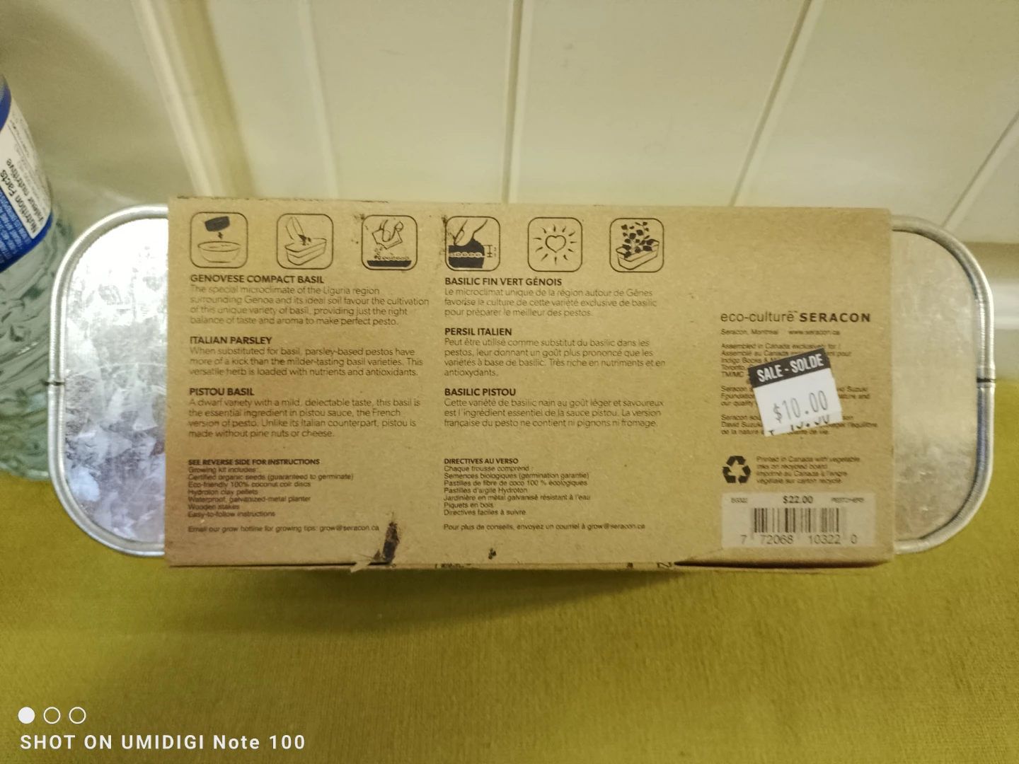 🌿 🆕 Herbs of Italy Indoor Garden Kit 🚨 Retails $10.+Tx 🆕 - photo 2