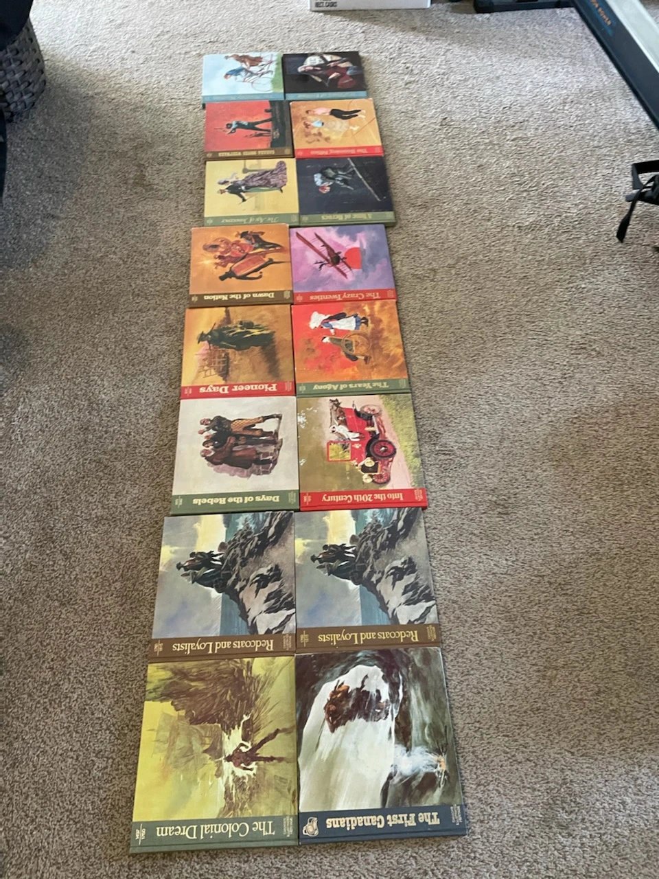 Vintage "Canada's Illustrated Heritage" book set