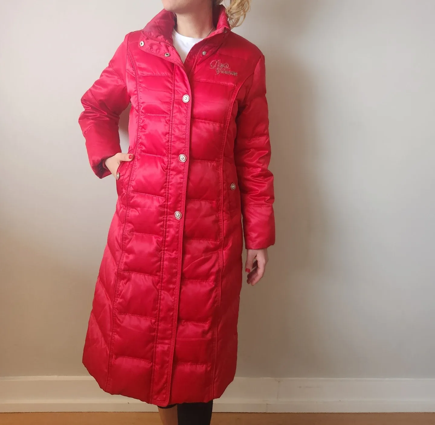 Bosideng Red Down Coat Size 165/88A