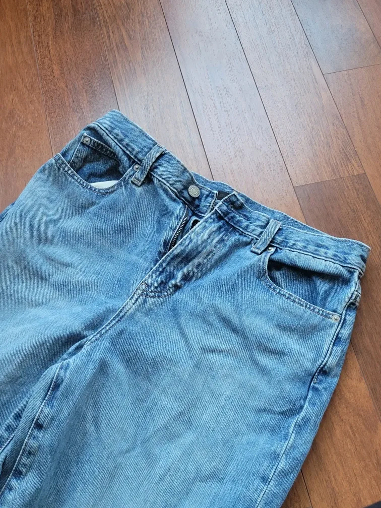 Uniqlo Jeans, Wide Straight, Size 26 image indicator(2)