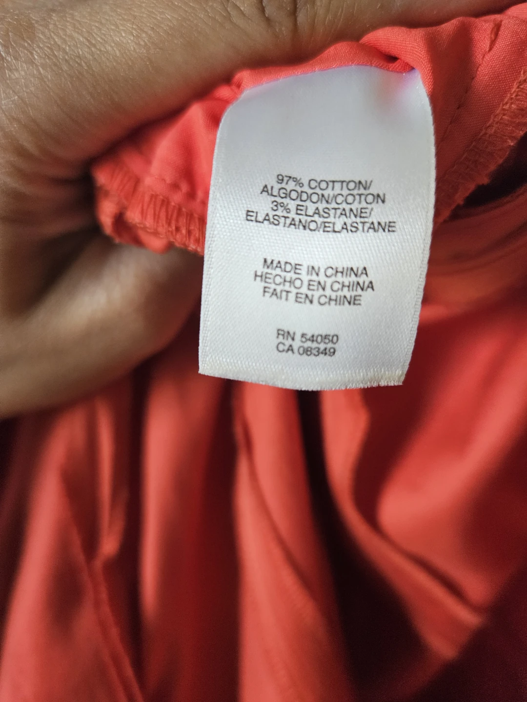 Anne Klein orange A-line midi dress size 10 - photo 4