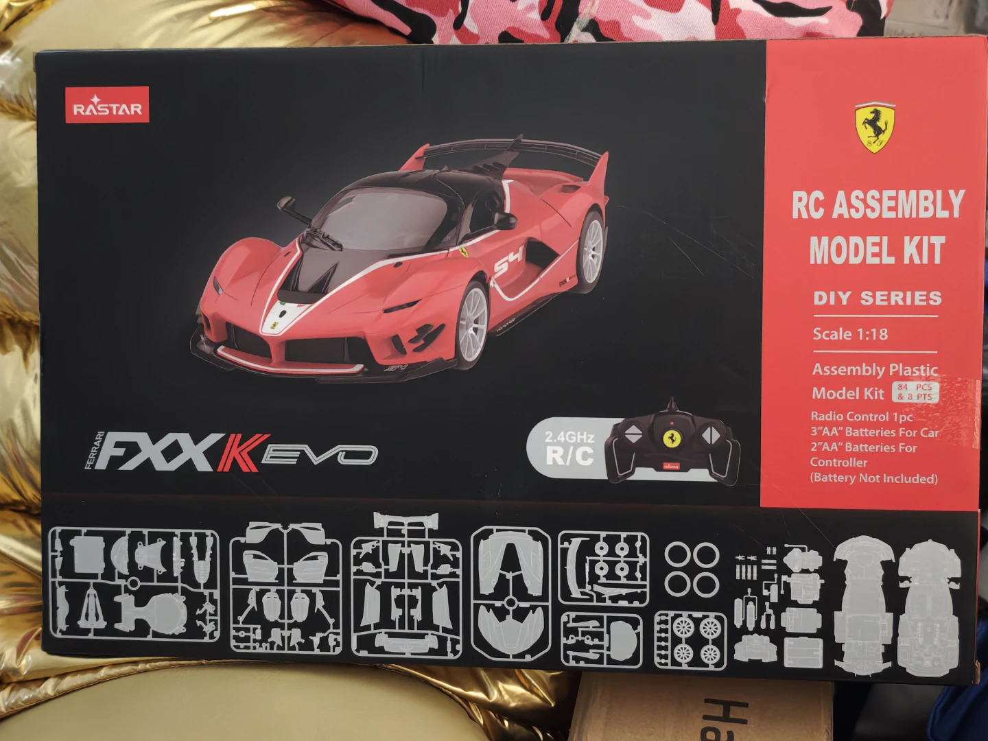 Rastar Ferrari FXX K EVO RC Assembly Model Kit - New