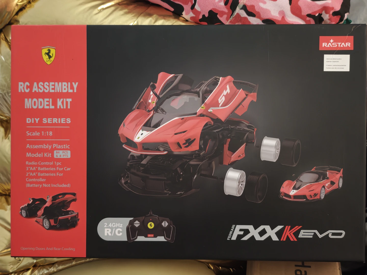 Rastar Ferrari FXX K EVO RC Assembly Model Kit - New - photo 2