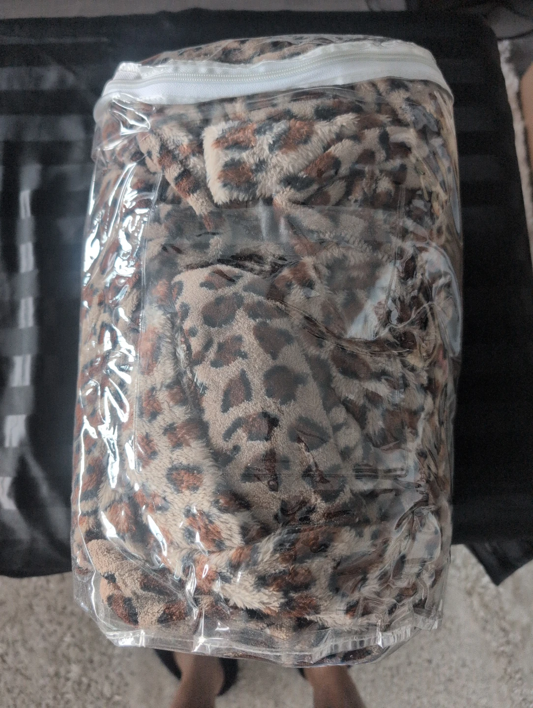 Leopard Print Throw Blanket