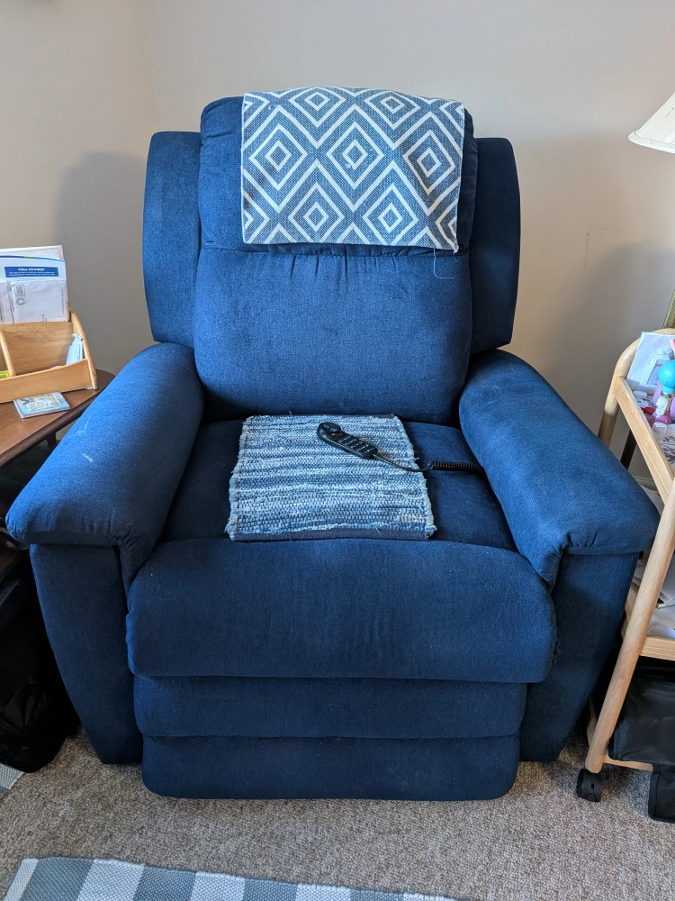 Blue Lift Chair Recliner