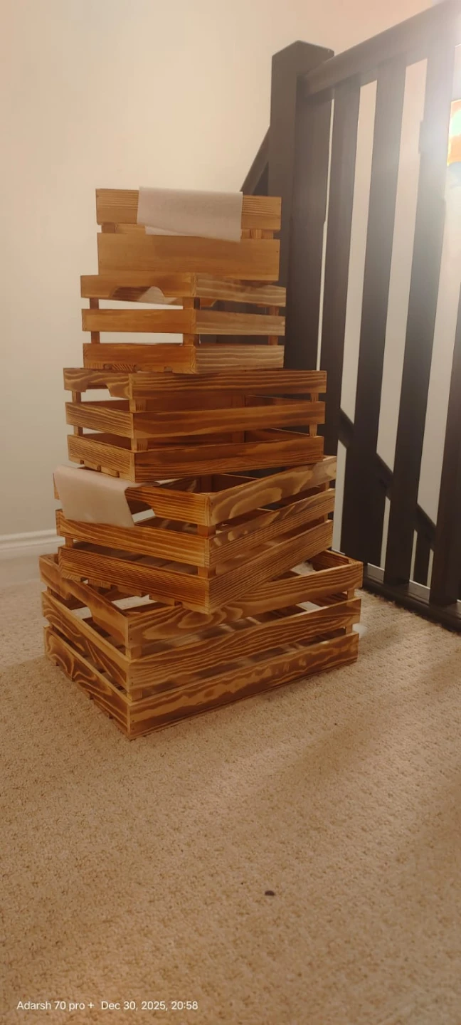Wooden Organizers- Set of 5 for $25 - photo 2