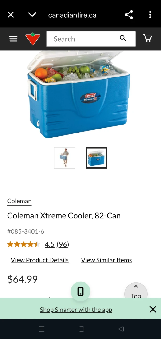 Coleman Xtreme Cooler 82-Can