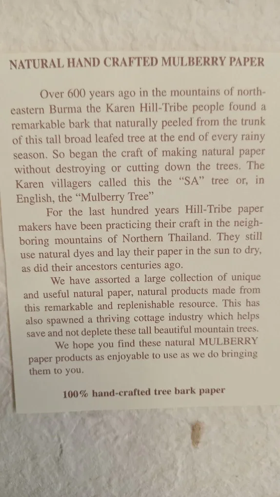 Handcrafted Mulberry Paper Notebook image indicator(3)