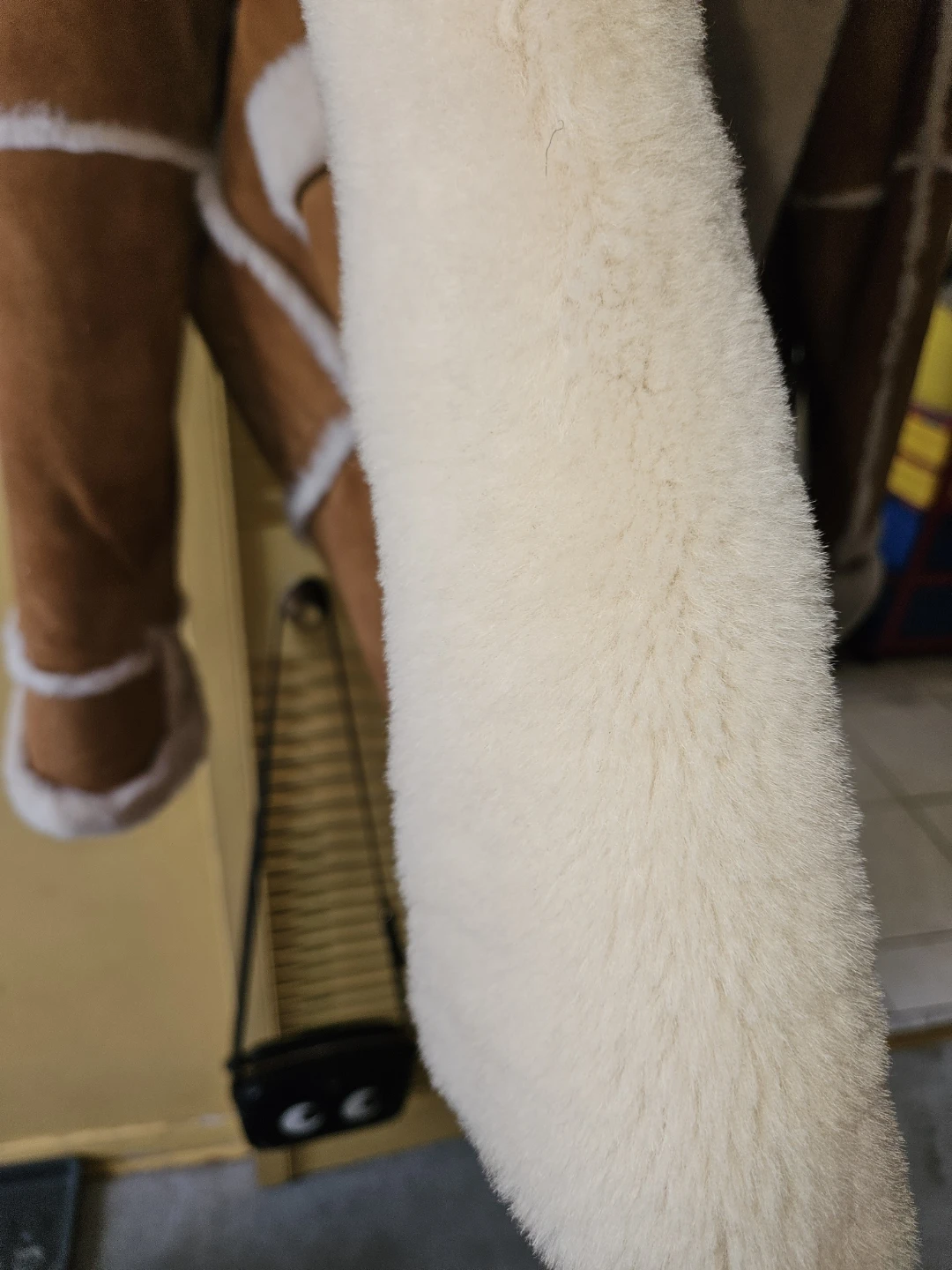 Original Shearling Polar Leather Fashion Coat - photo 3