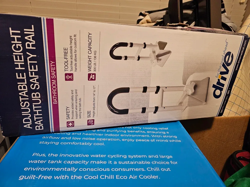 Drive Adjustable Height Bathtub Safety Rail