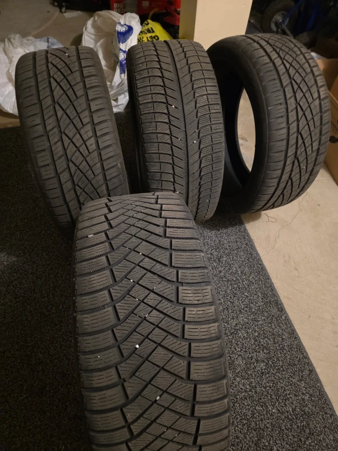 Set of 4 Winter Tires - 245/40 R18 #cleanout