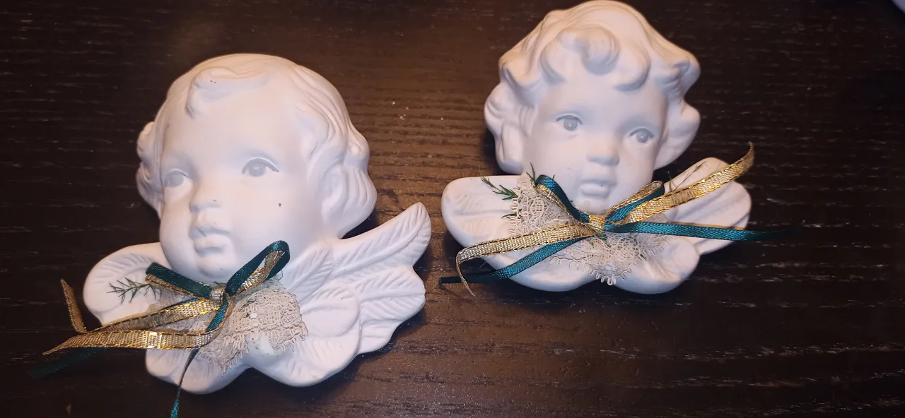Wells Arts Angel Heads Ornaments