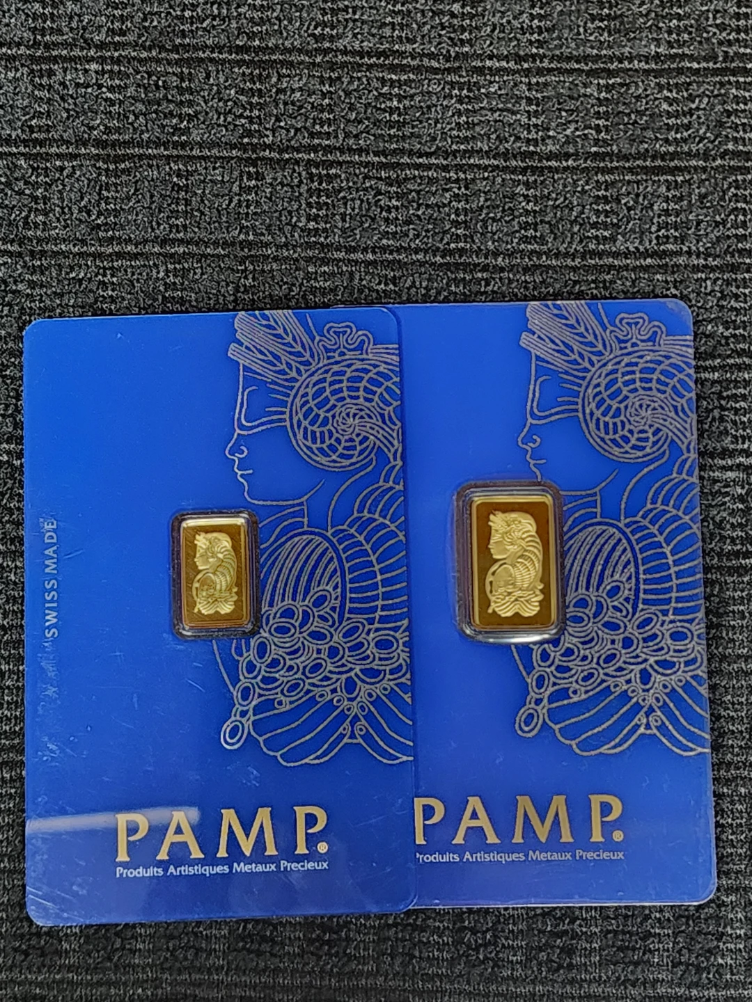 PAMP Suisse Gold Bars (1g & 2.5g)