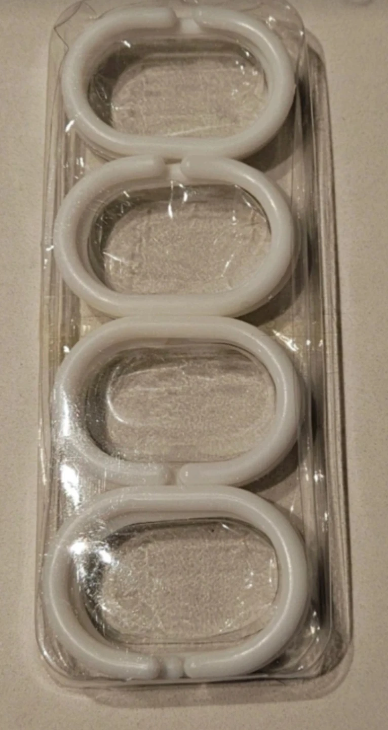 Floral Shower Curtain with Rings - photo 3