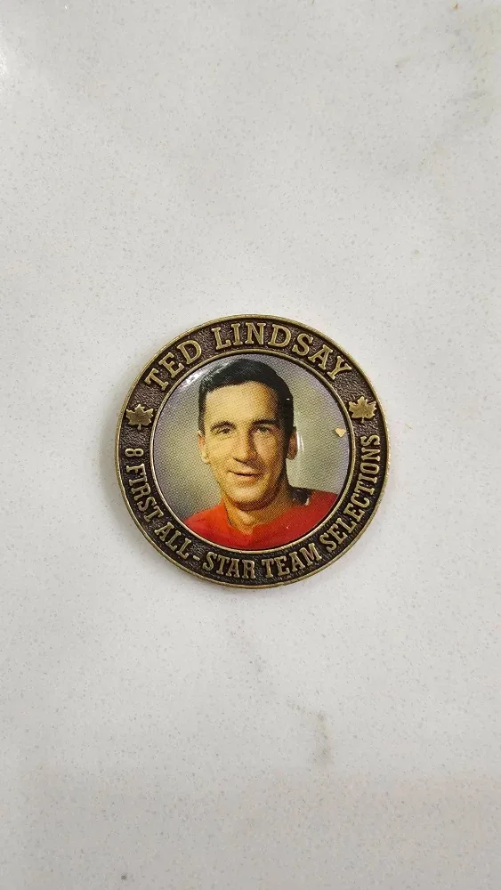 Ted Lindsay – Canadian NHL Legends Collectible Medal