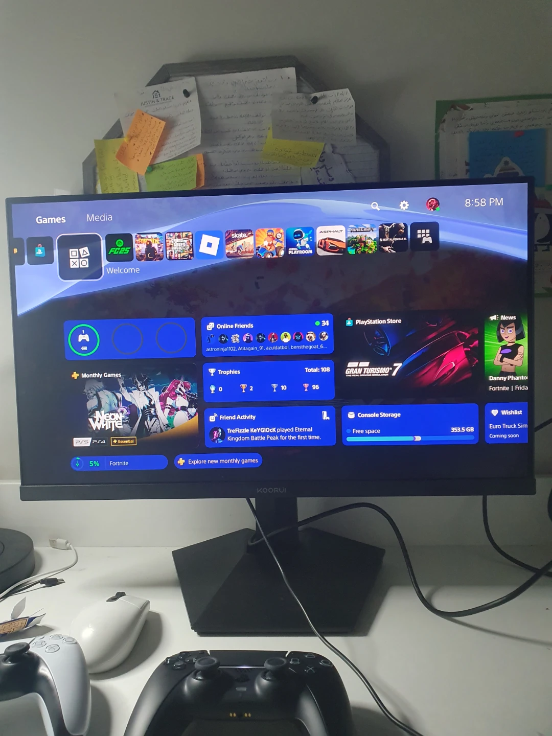 PlayStation 5 Console with Controller - photo 2