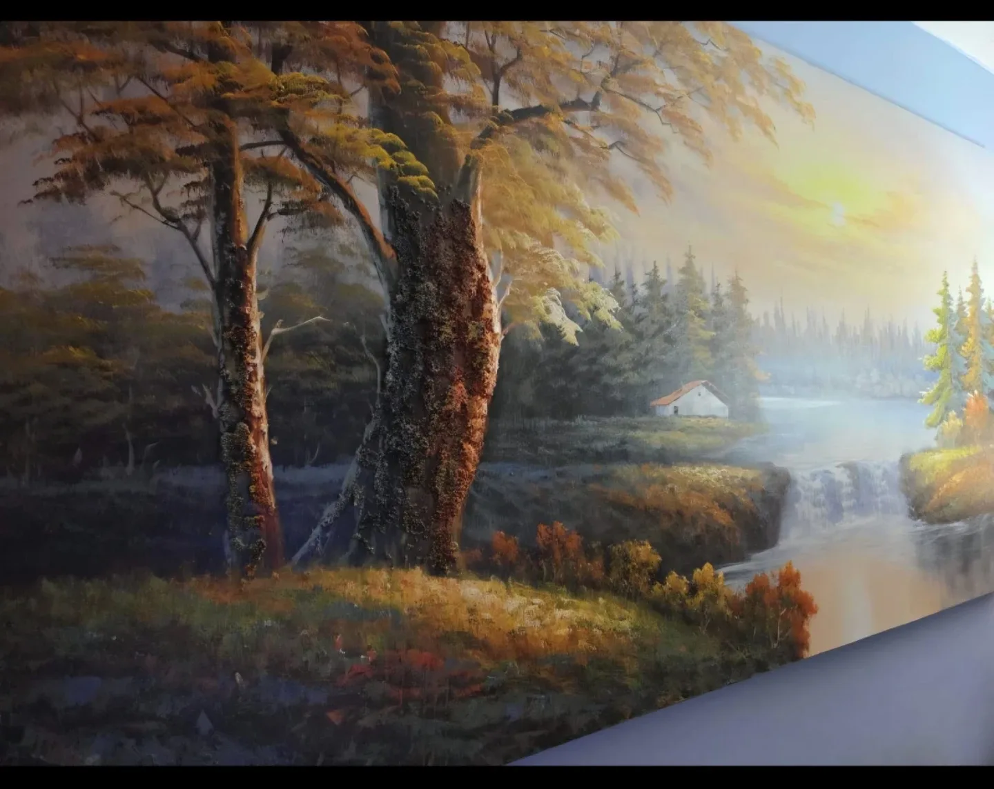 Very Large Landscape Painting 40' x 80'